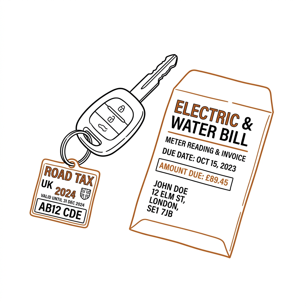 Bills, Road Tax & Driving Far